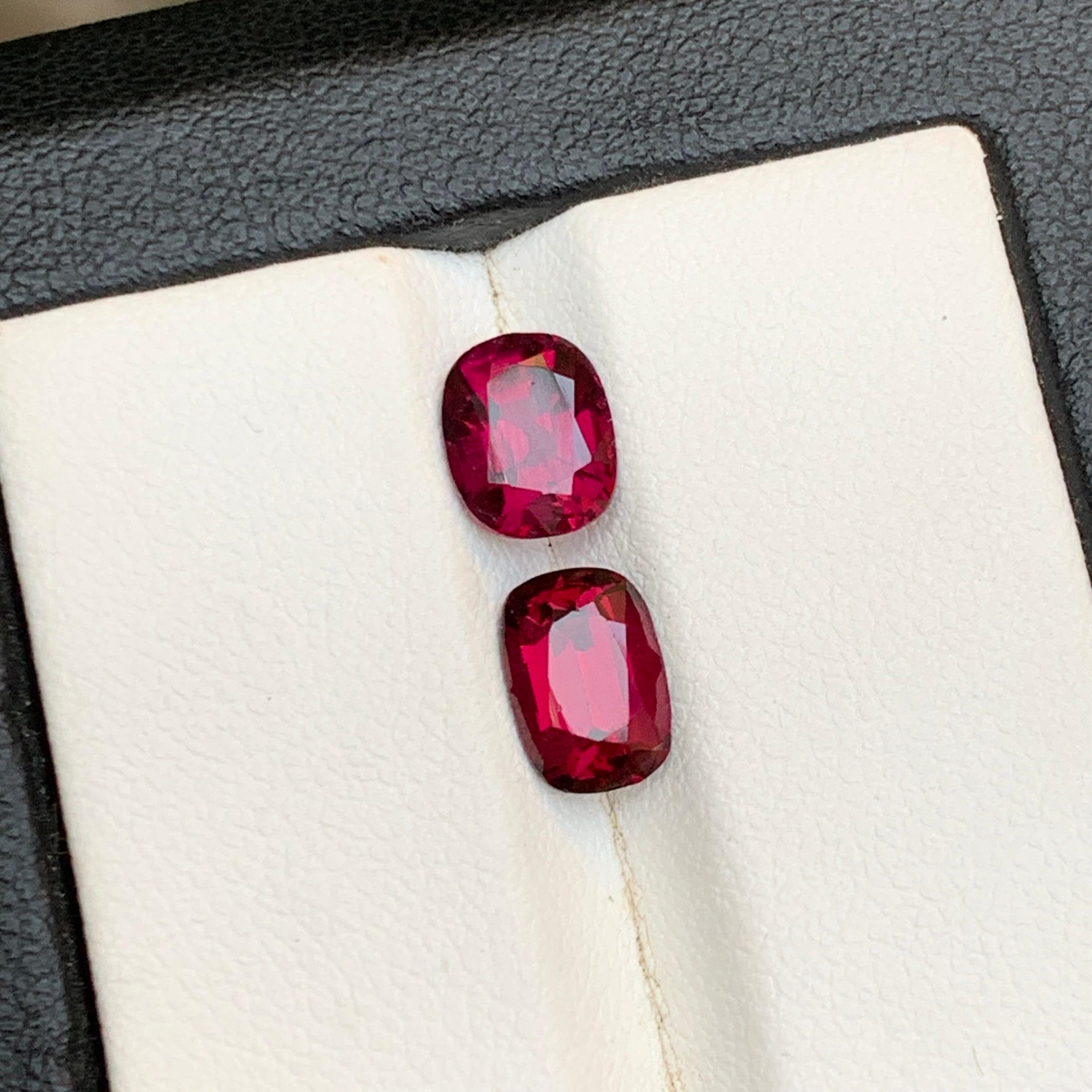 Granate Rosa Rojizo 3,27 Ct Piedras Naturales Sueltas Talla Oval para Anillo  Joyería en venta 3
