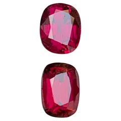 Granato rosa rossastro da 3,27 carati, pietra naturale sfusa con taglio ovale per anello  Gioielli