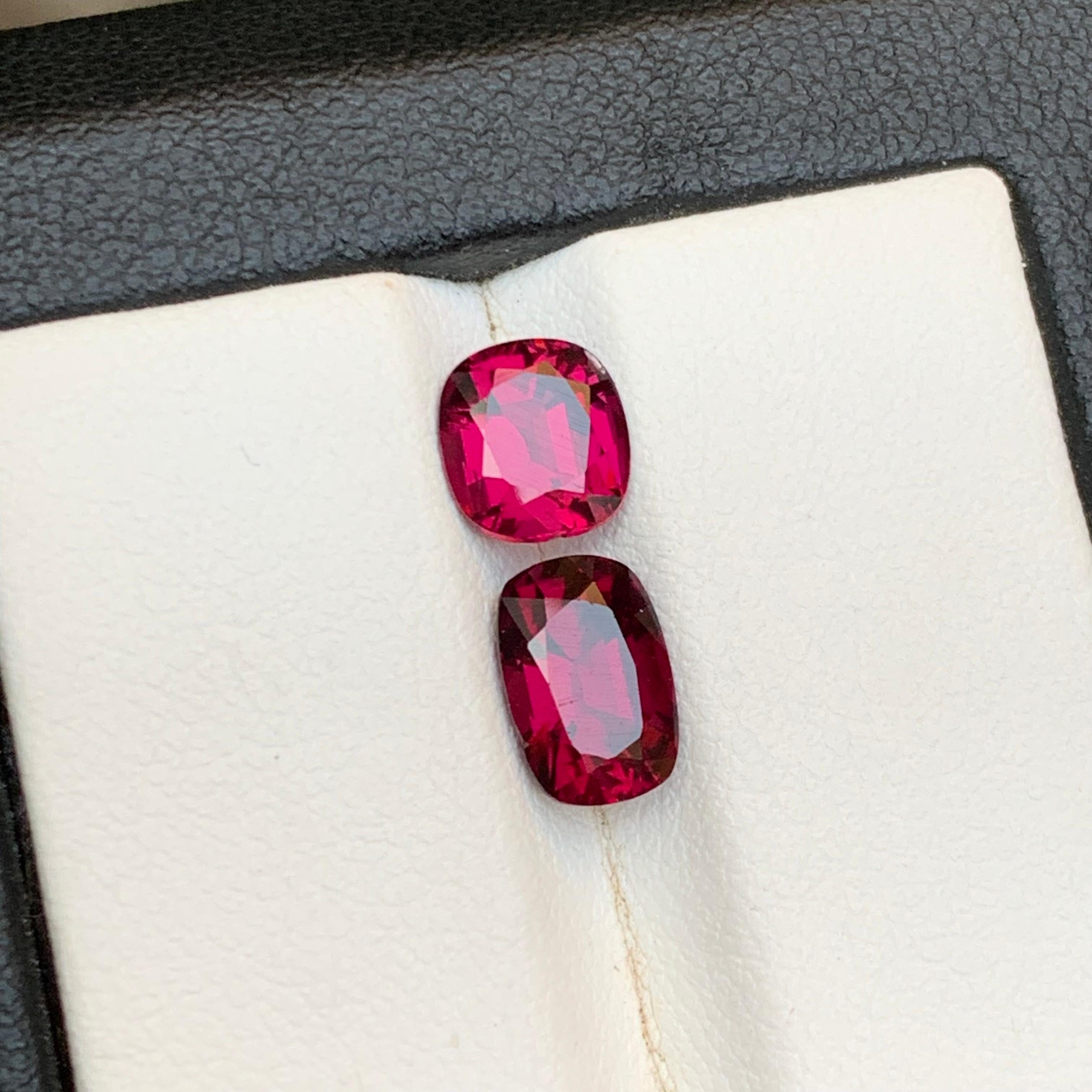 Rötlich rosa Granat 3,4 Ct natürliche lose Edelsteine Oval-Schliff für Ring-Schmuck für Damen oder Herren im Angebot