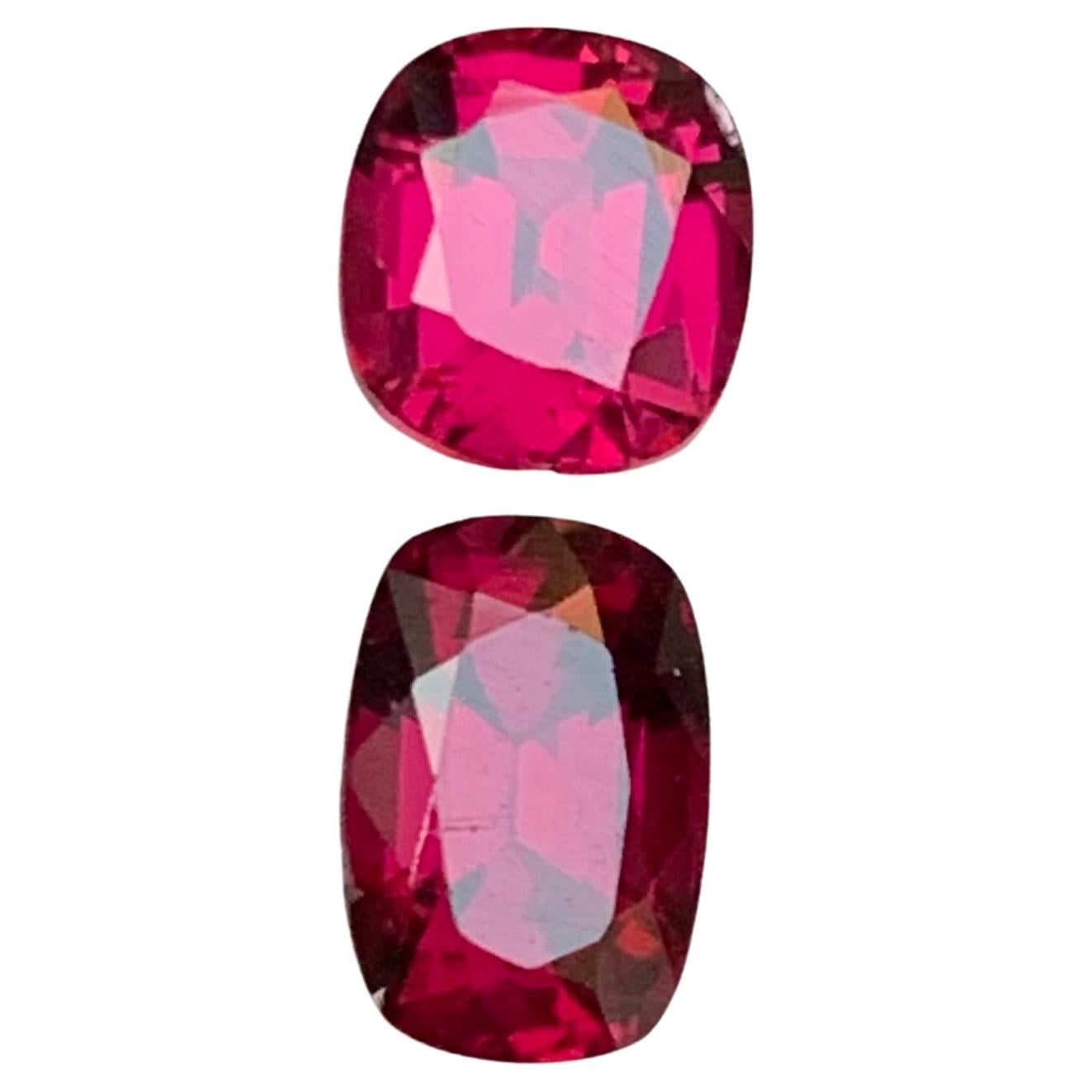 Reddish Pink Garnet 3.4 Ct Natural Loose Gemstones Oval Cut for Ring Jewelry