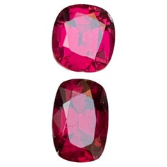 Granato rosa rossastro da 3,4 carati, gemme naturali sciolte con taglio ovale per gioielli ad anello