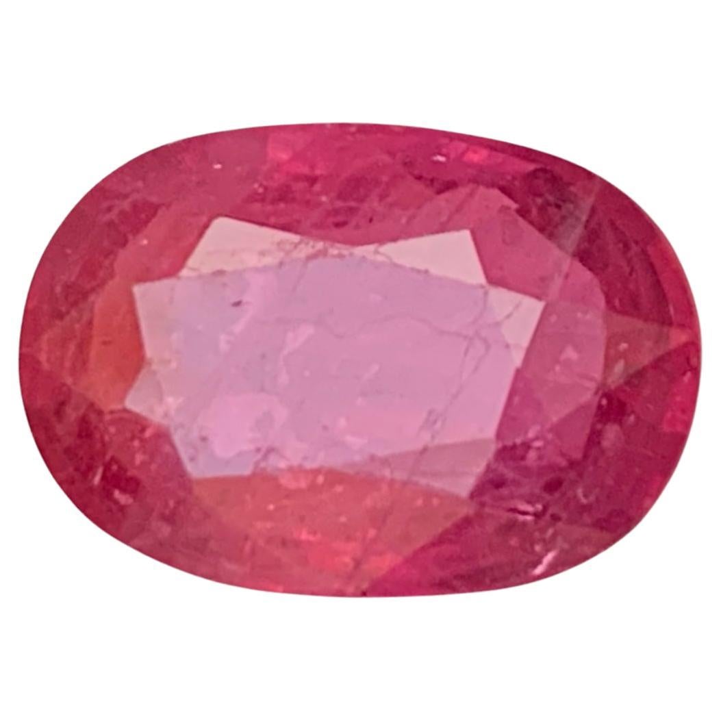 Rubelita turmalina natural rosa rojizo gema suelta 8 ct joya ovalada de cojín en venta