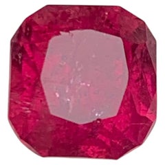 Rötlich rosa natürlicher Rubellit Turmalin 2,86 Karat Cushion-Schliff Lose Edelstein