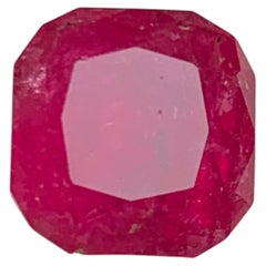 Reddish Pink Natural Rubellite Tourmaline 5.98 Ct Cushion Cut Loose Gemstone