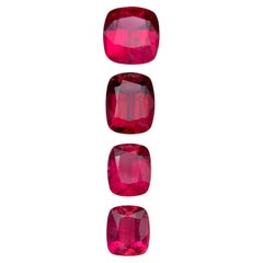 Reddish Pink Natural Rubellite Tourmaline Loose Gemstones 13.80 Ct Cushion-Jewel