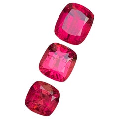 Reddish Pink Natural Rubellite Tourmaline Loose Gemstones 4.45 Ct Cushion-Jewel
