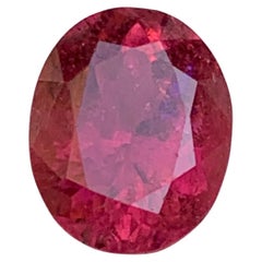 Tourmaline Rubellite Rose Rouge Naturelle Oval Cut 3 Ct Loose Gemstone for Ring