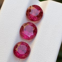 Reddish Pink Natural Rubellite Tourmaline Oval Cut 8 Carat Loose Gemstone Parcel