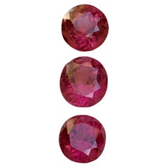 Reddish Pink Natural Rubellite Tourmaline Oval Cut 8 Carat Loose Gemstone Parcel
