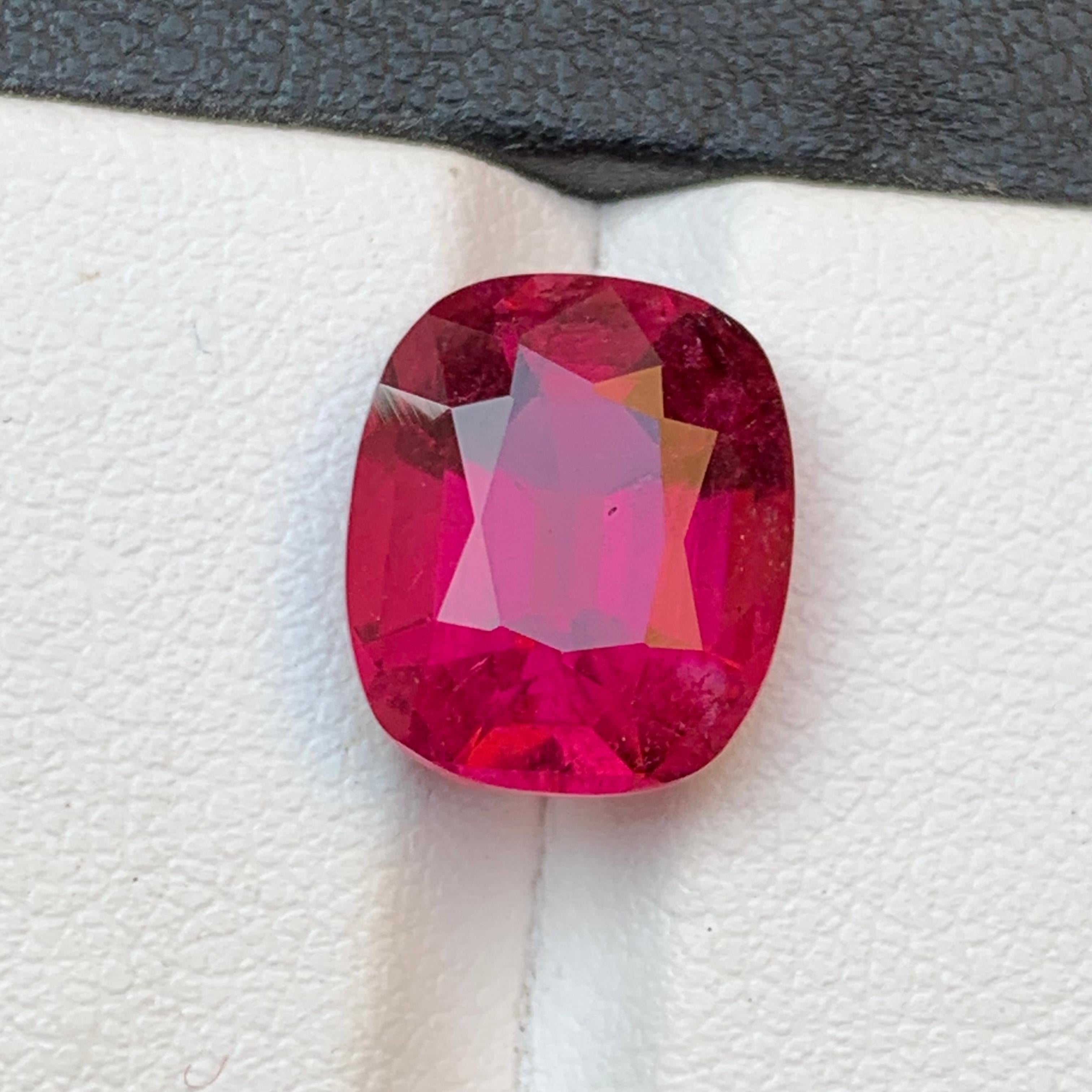 Reddish Pink Natural Rubellite Tourmaline Loose Gemstone for Ring, Necklace Pendant, Bracelet or any other Jewelry Setting-Cushion Cut from Afghanistan!!

💎 GEMSTONE TYPE: Rubellite Tourmaline
⚖️ WEIGHT: 5.85 Carat
🪚 SHAPE & CUT: Cushion Cut
📏
