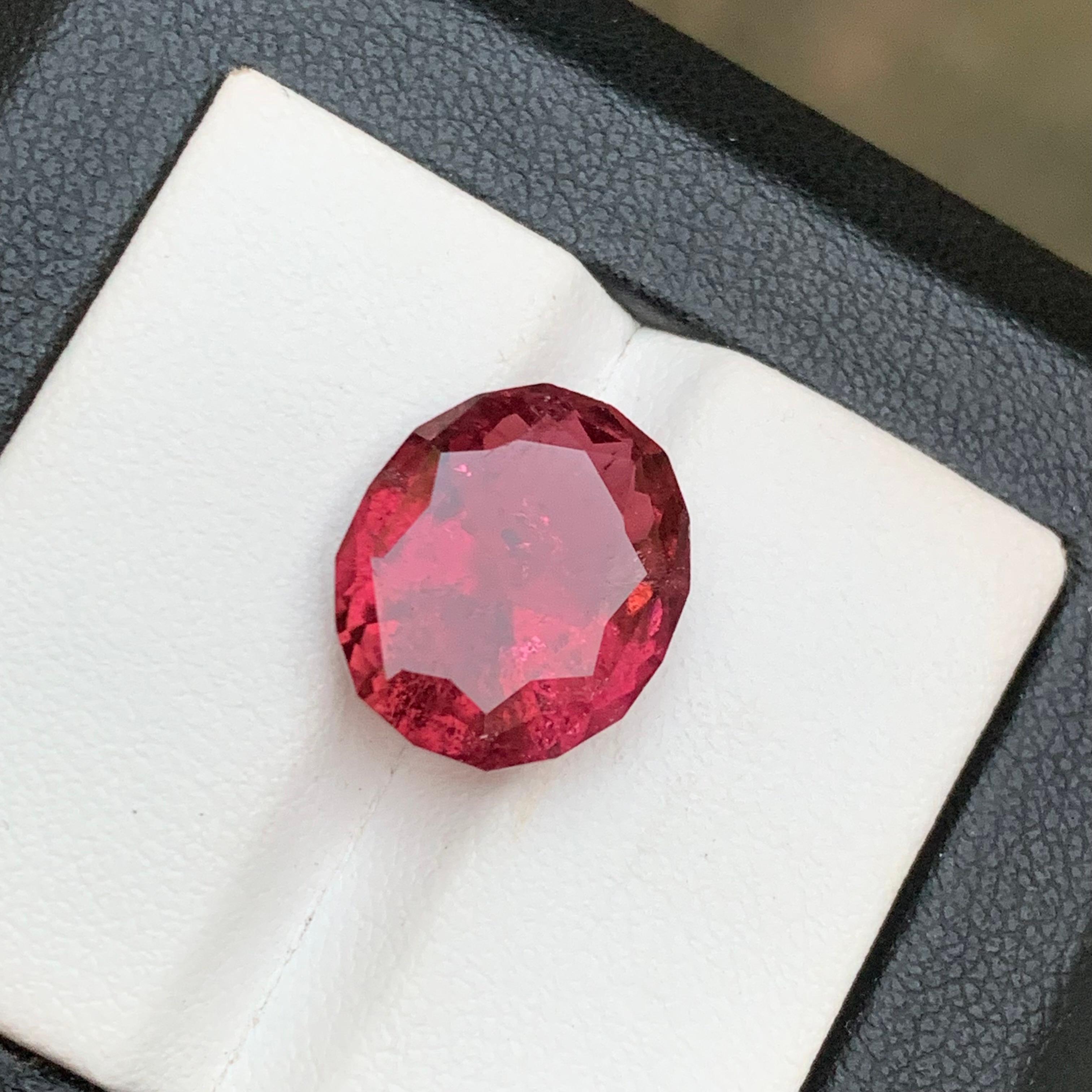 Reddish Pink Natural Rubellite Tourmaline Loose Gemstone for Ring, Necklace Pendant, or any other Jewelry Setting- Oval Cushion Cut from Kunar, Afghanistan!!

💎 GEMSTONE TYPE: Rubellite Tourmaline
⚖️ WEIGHT:  7.35 Carats
🪚 SHAPE & CUT: Oval