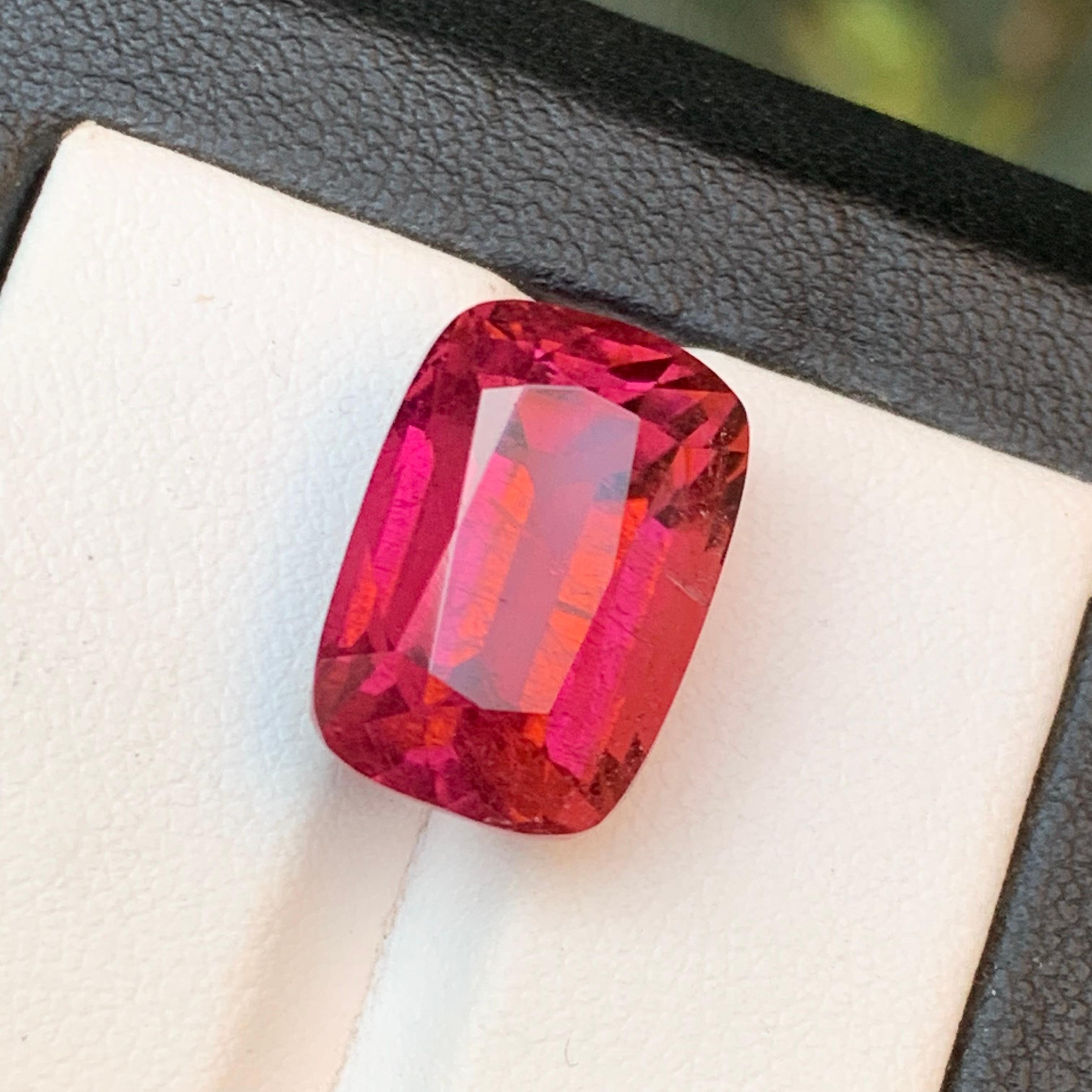 Contemporary Reddish Pink Natural Rubellite Tourmaline Ring Pendant Loose Gemstone 16Ct-Jewel