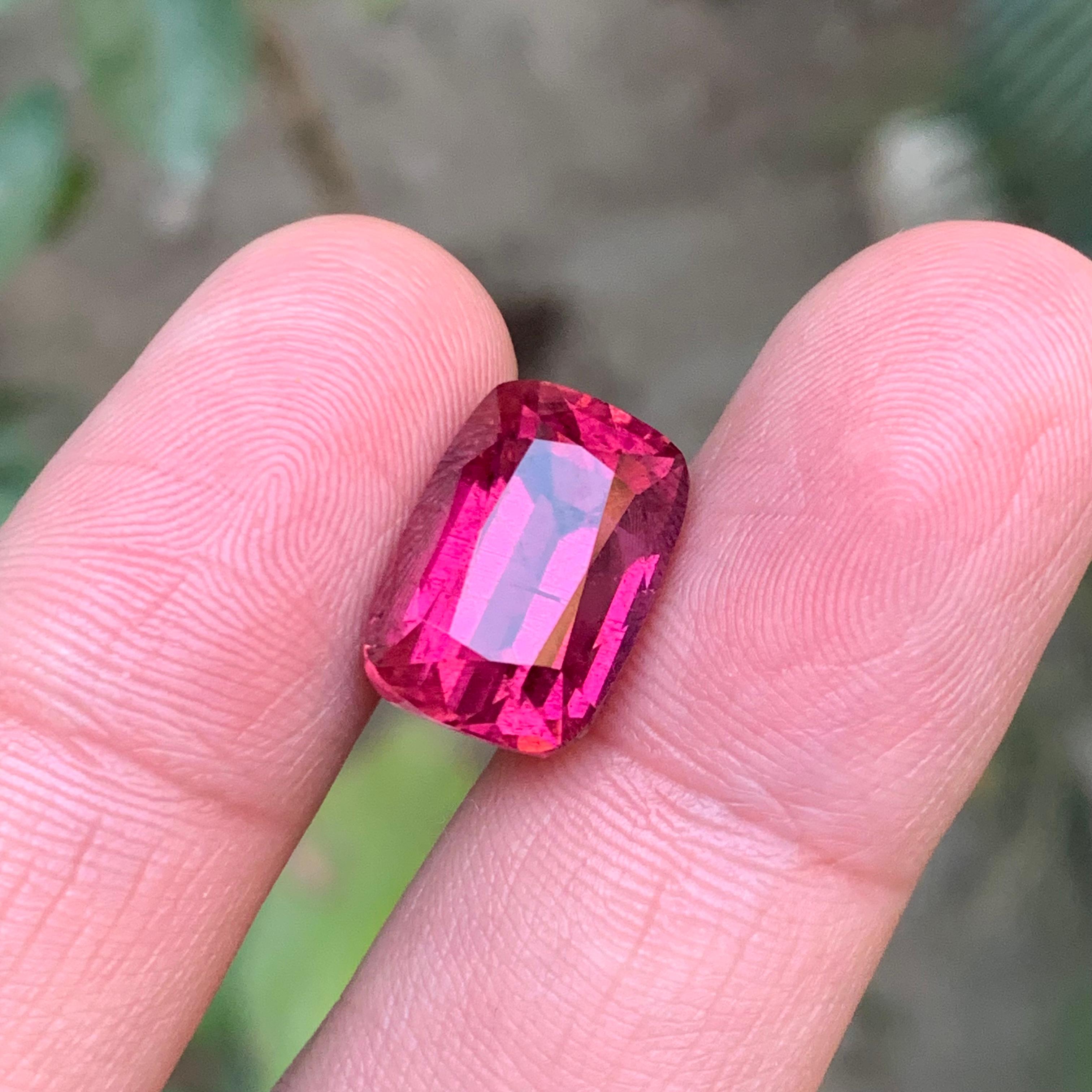 Women's or Men's Reddish Pink Natural Rubellite Tourmaline Ring Pendant Loose Gemstone 16Ct-Jewel