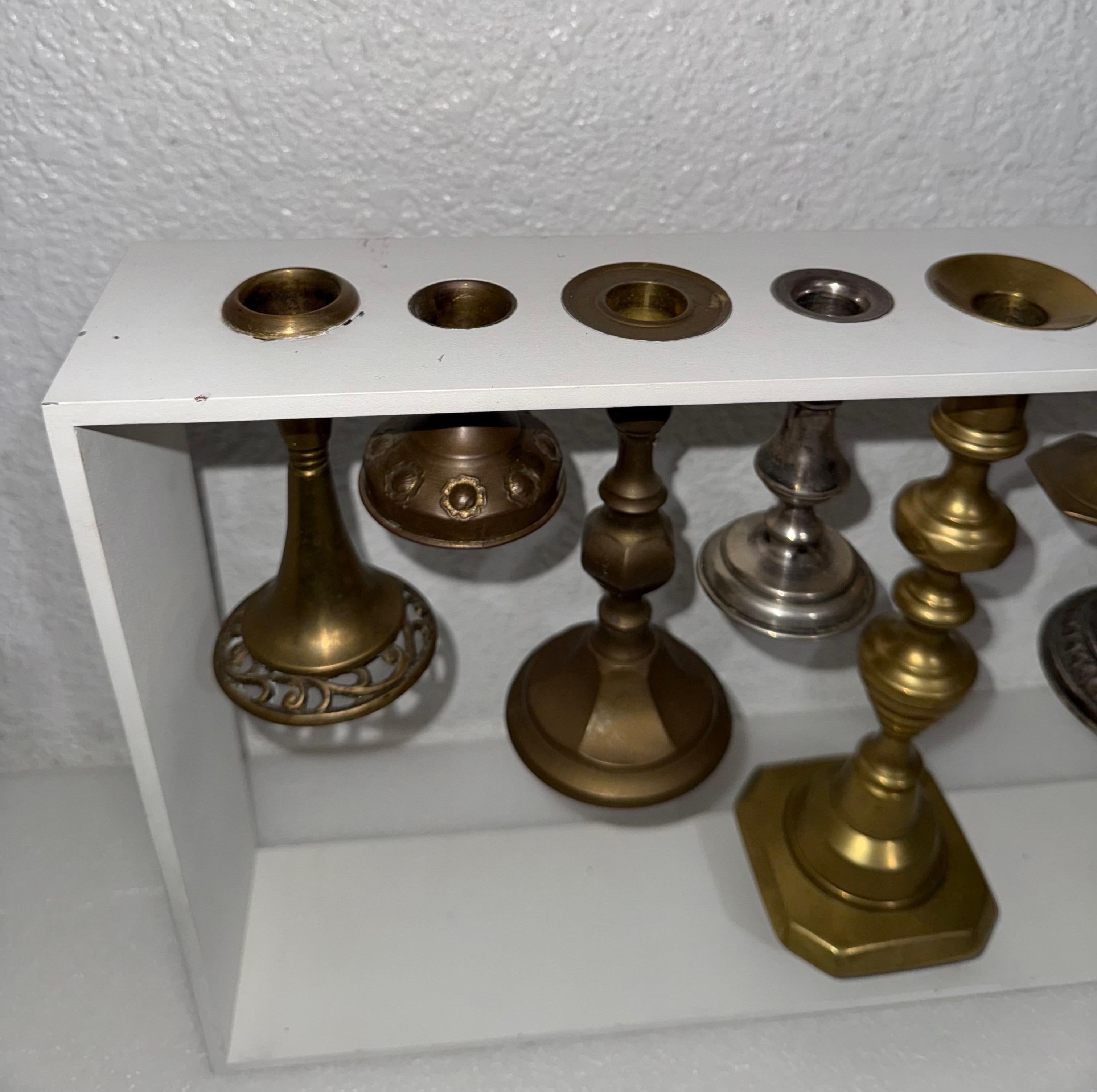 Rare Museum Judaica Israeli Menorah Candelabra Sculpture Reddish Studio Tel Aviv For Sale 4