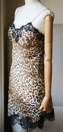 Redemption Leopard-Print Slip Mini Dress
