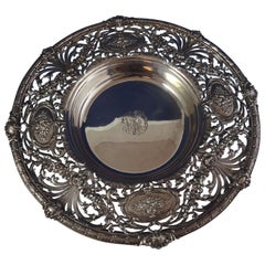 Redlich & Co. Bol de centre de table en argent sterling percé n° 8388