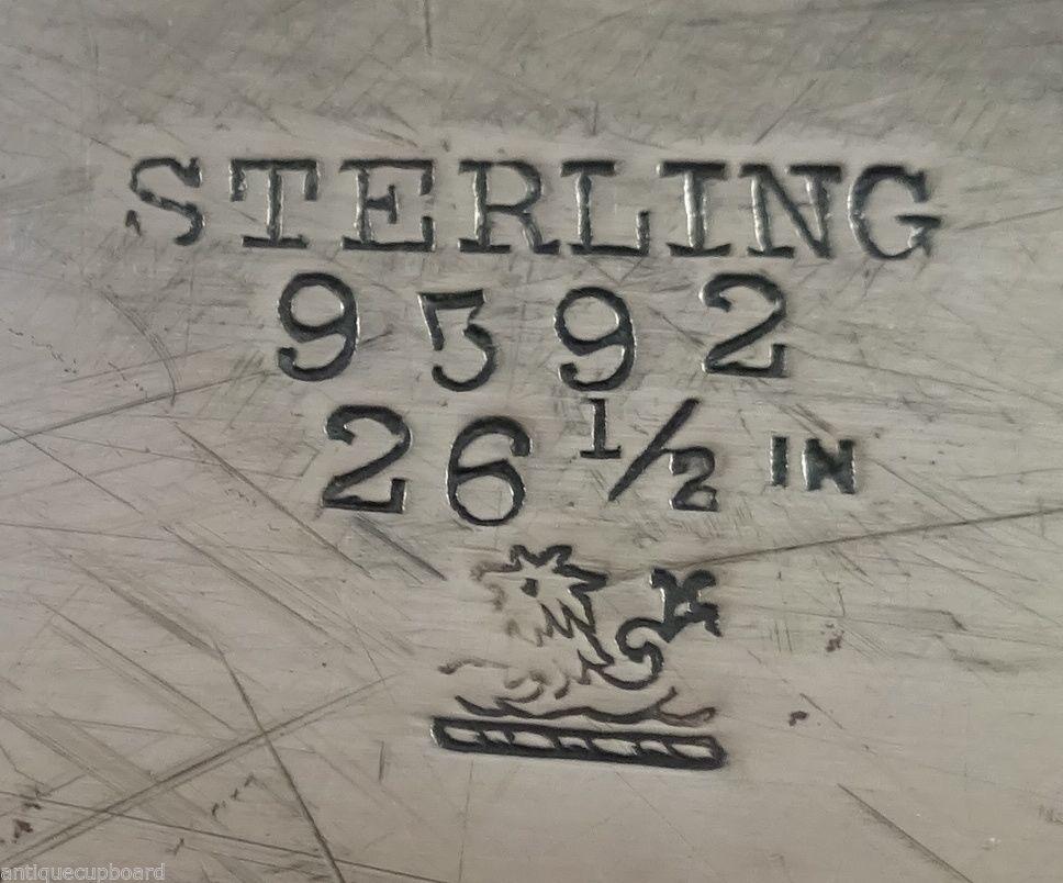 Redlich & Co. Serviertablett aus Sterlingsilber #9392 im Zustand „Hervorragend“ im Angebot in Big Bend, WI