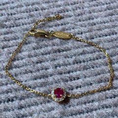 Redline Bracelet femme en or 18K avec rubis et diamants