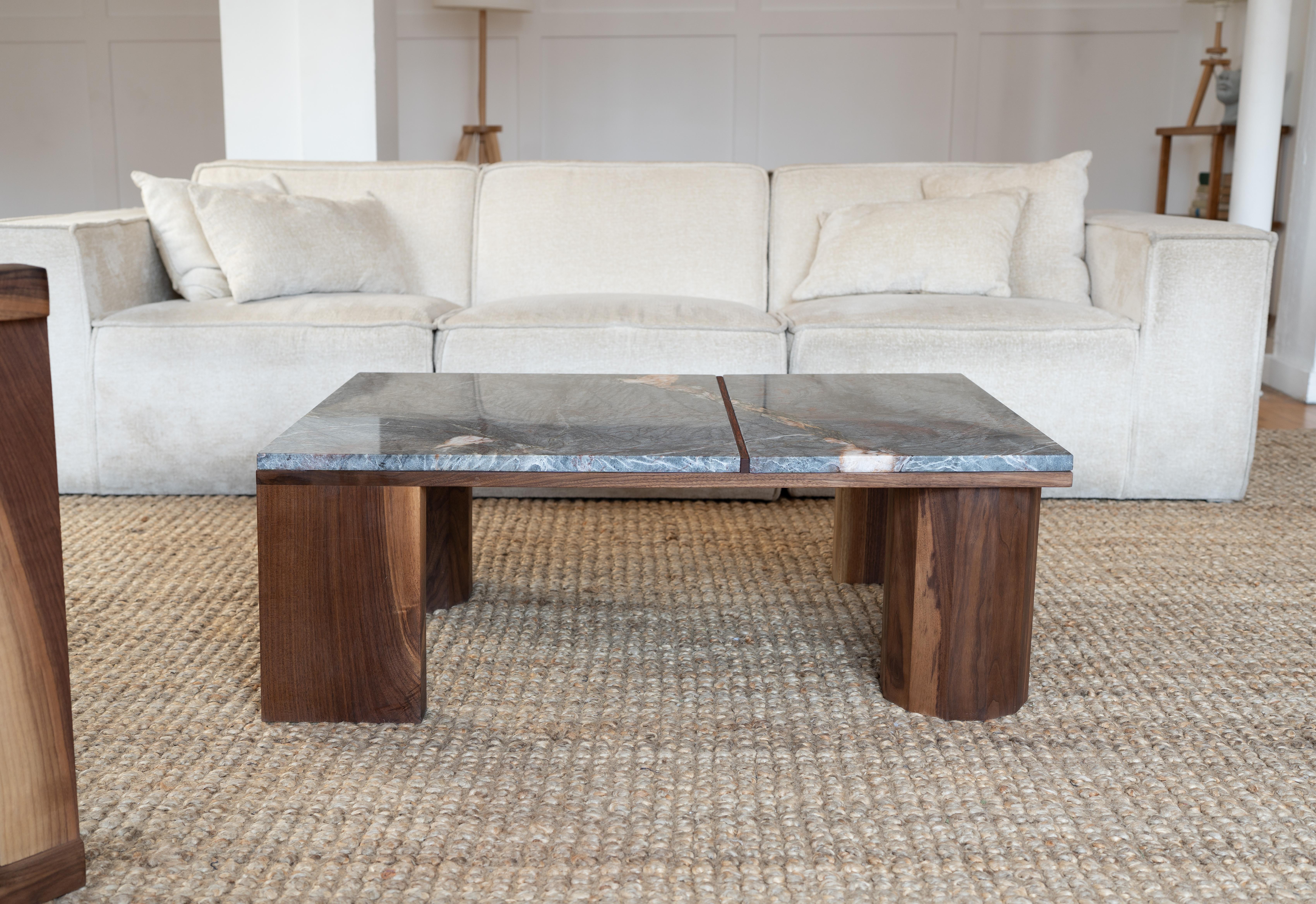 Redline Design Split Stone Tisch (Moderne der Mitte des Jahrhunderts) im Angebot