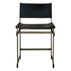 Chaise de salle à manger en cuir Redo par Atra Design