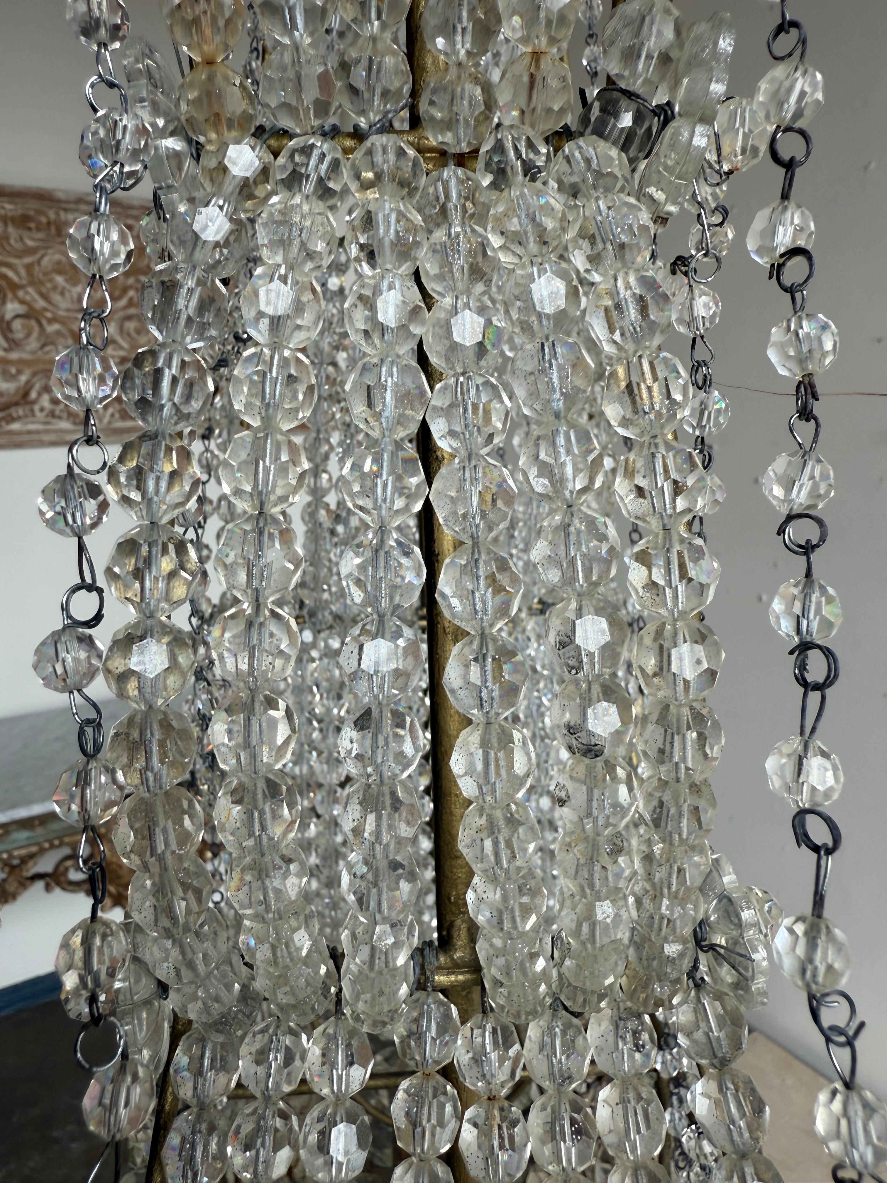 Metal Redondo Beach Ship Chandelier by Miamar Home For Sale