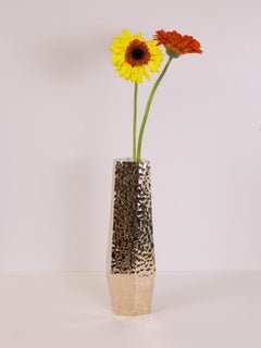 Reduction Vessel #2 Faceted Carved and Polished Bronze Piece Unique Collectible