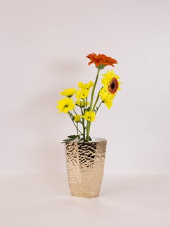 Reduction Vessel #4 Faceted Carved and Polished Bronze Piece Unique Collectible