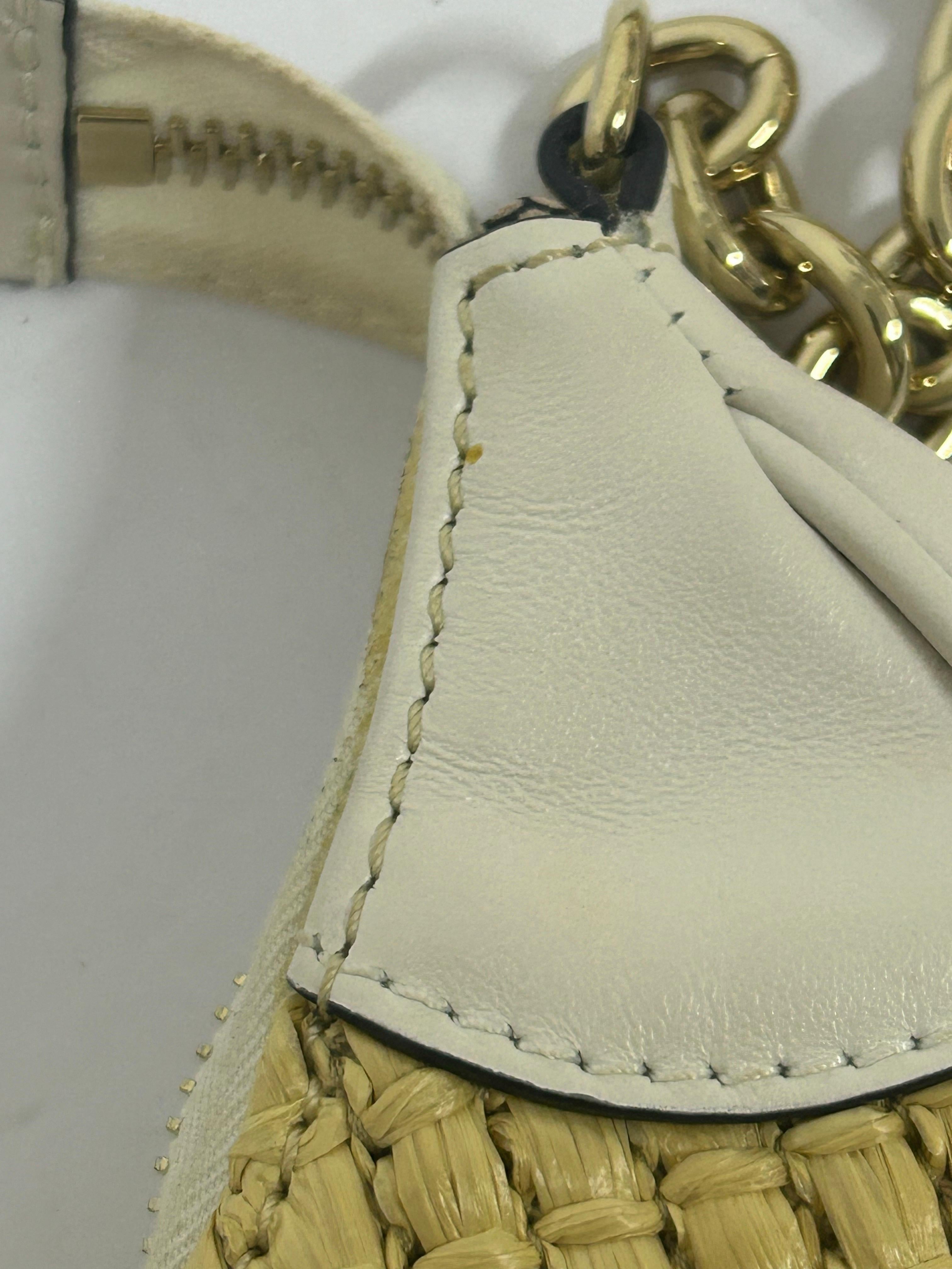 REDValentino To The Moon Raffia Shoulder Bag For Sale 1