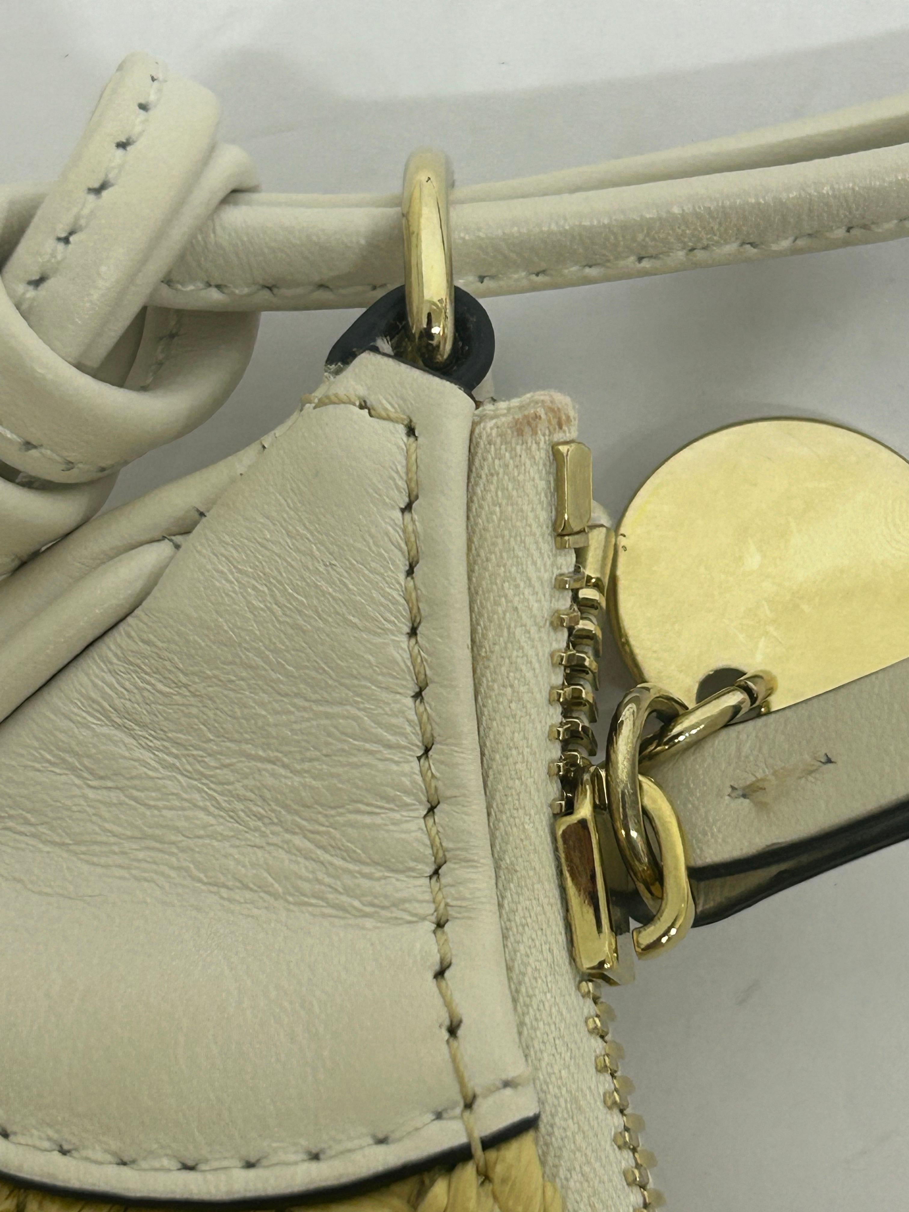 REDValentino To The Moon Raffia Shoulder Bag For Sale 4