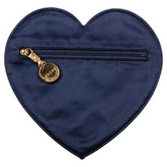 Redwall Blue Silk Heart Coin Case