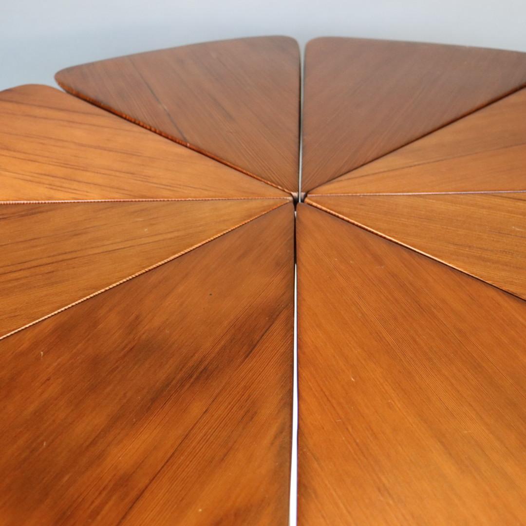 Mid-Century Modern Redwood Petal Dining Table by Richard Shultz for Knoll