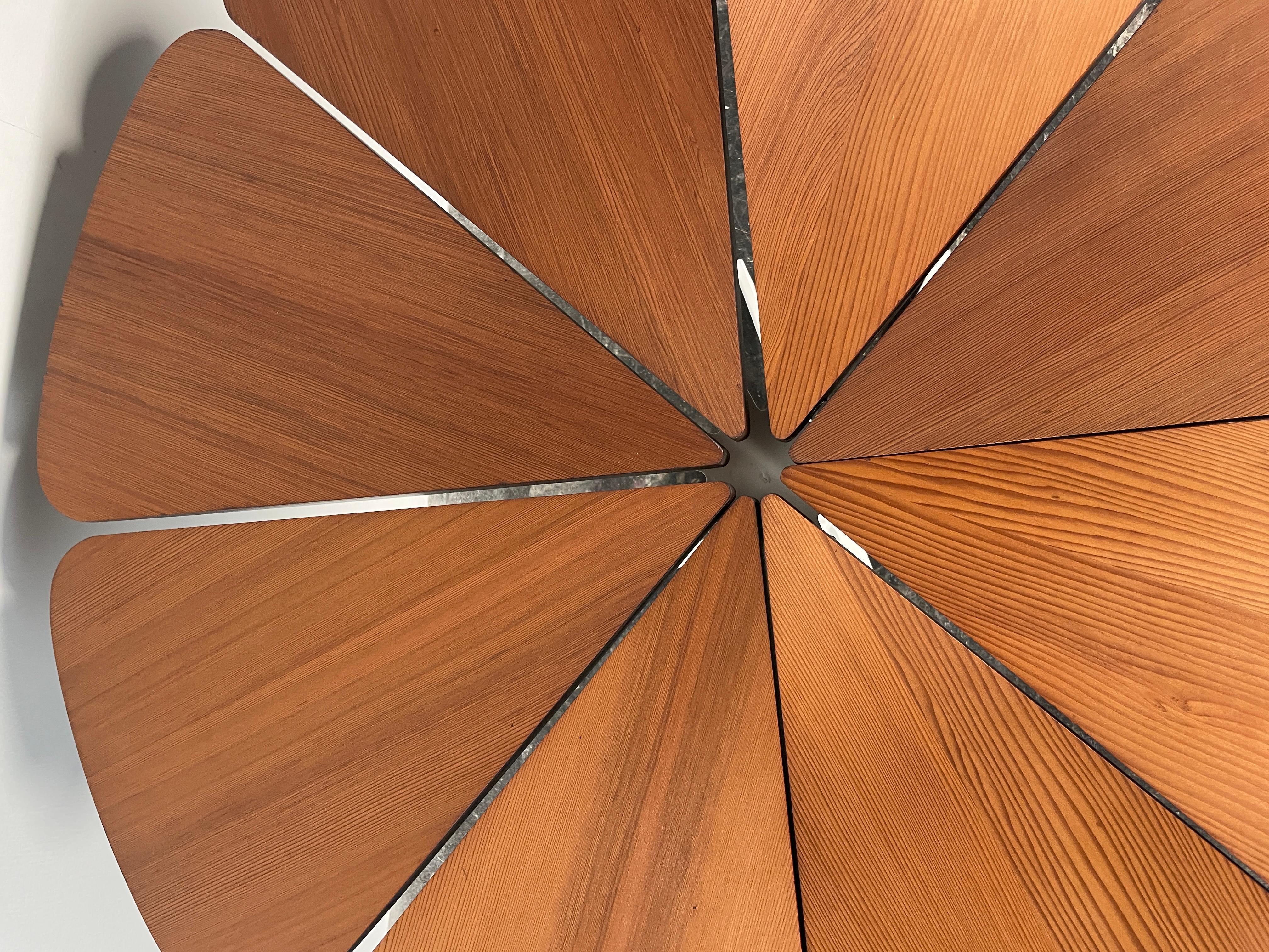 Mid-20th Century Redwood Petal Dining Table by Richard Shultz for Knoll
