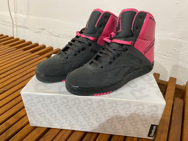 Reebok x Basquiat Sneakers Collection, Microphone Rose, For Sale at 1stDibs | snkrs microphone