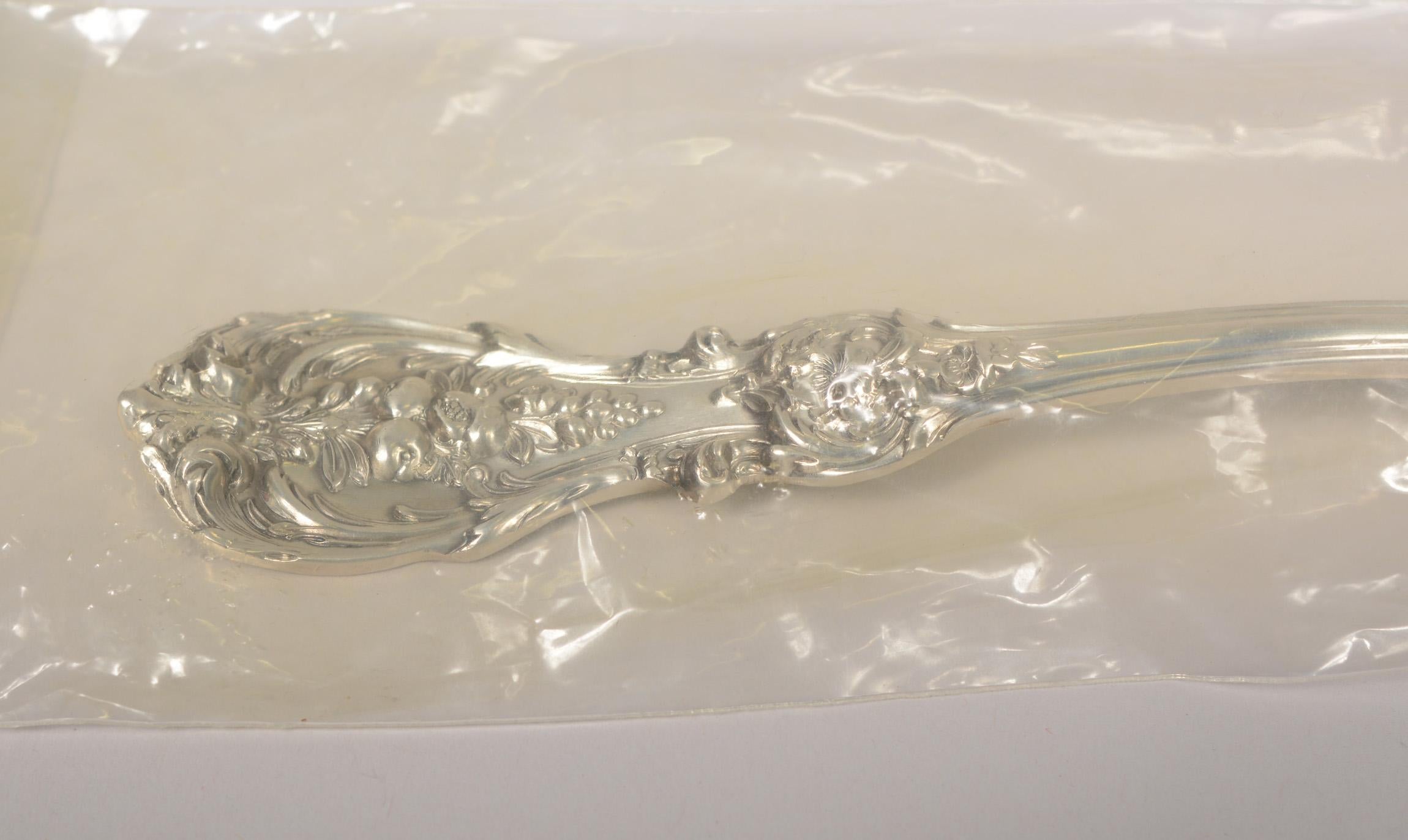 Baroque Revival Reed and Barton Francis 1 Sterling Silver Flatware Service for Eight