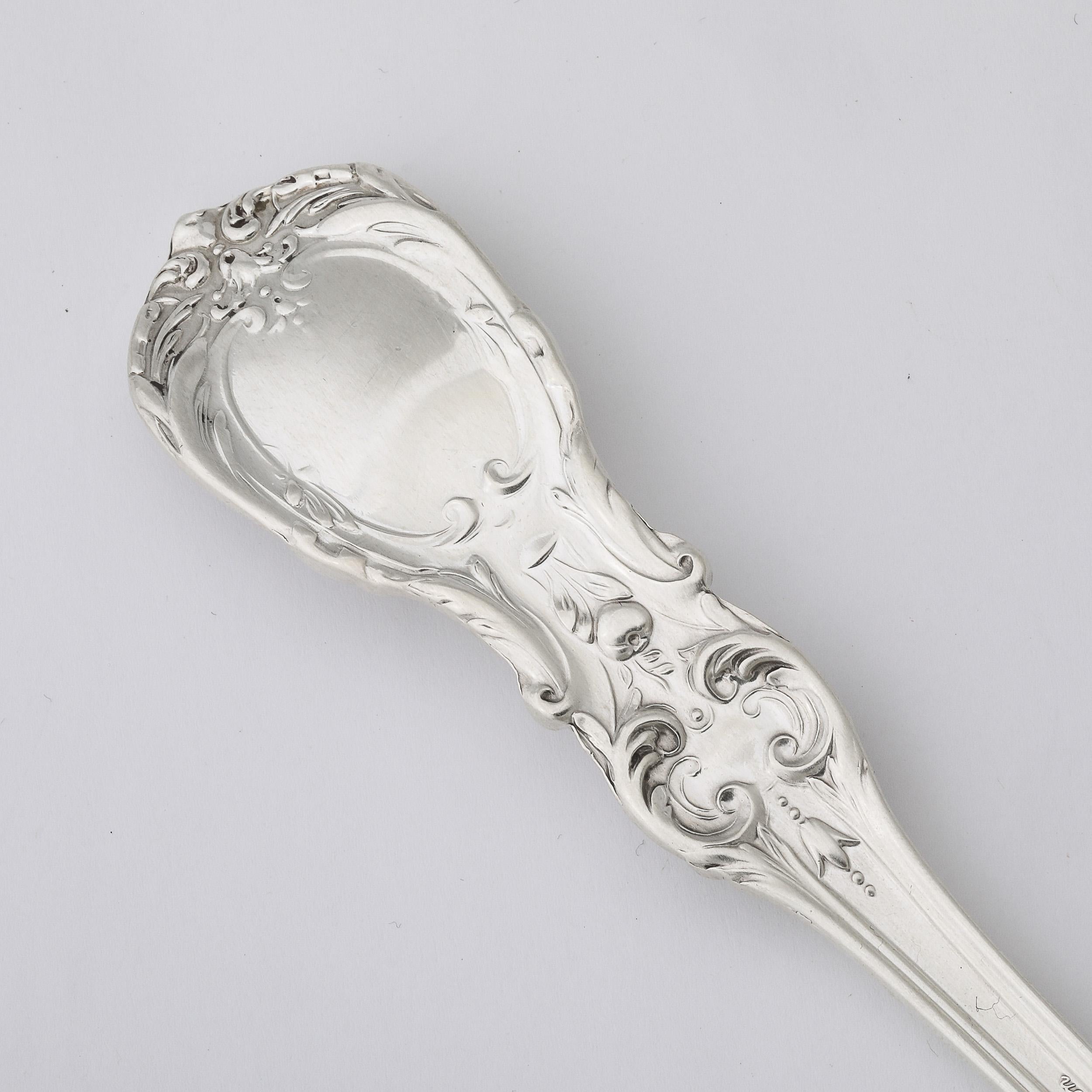 Mid-20th Century Reed and Barton Francis I Pattern Sterling Silver Serving Fork For Sale