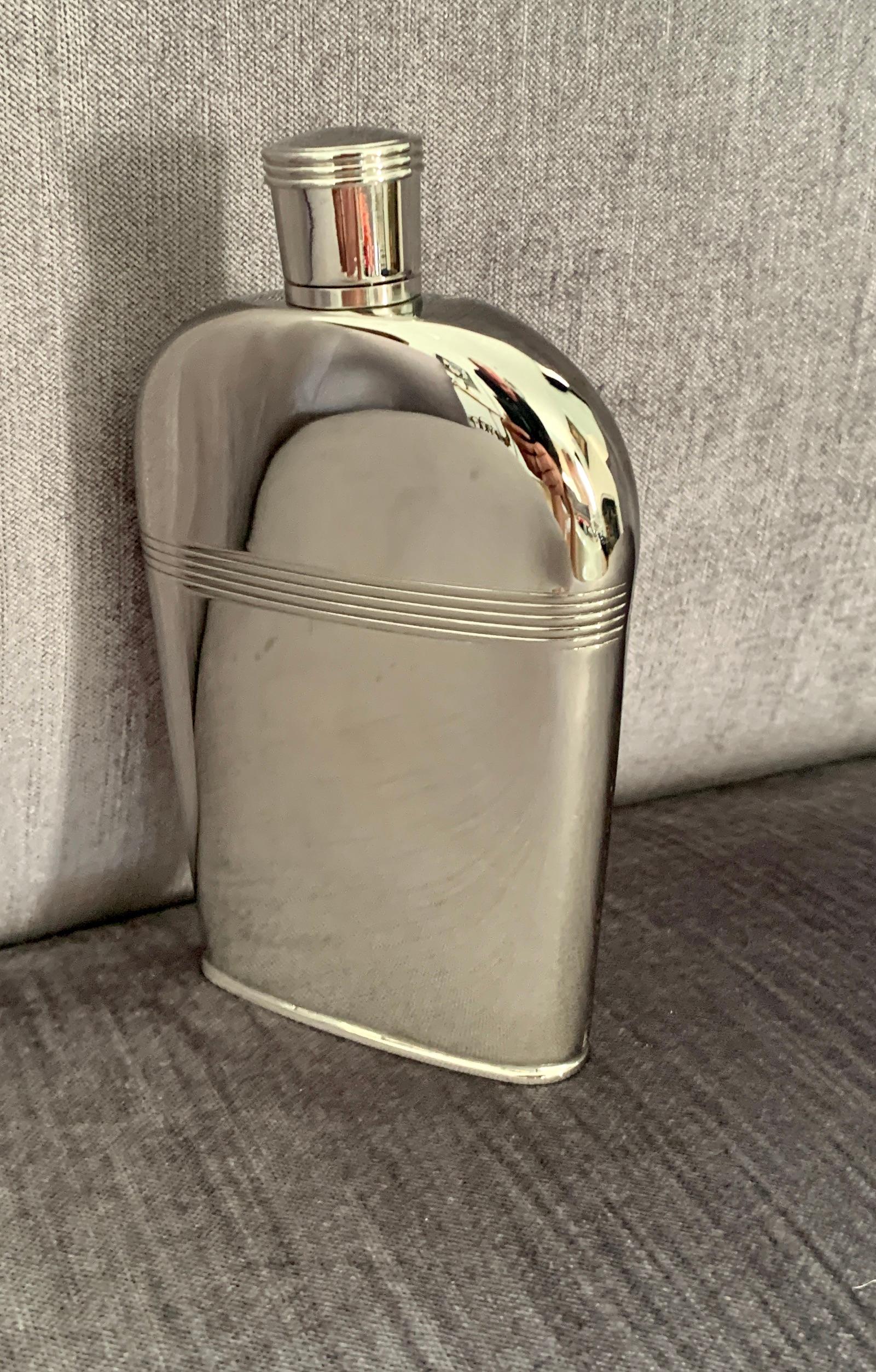 Polished Reed & Barton Silver Plate Flask