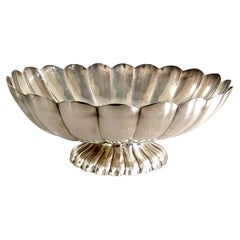 Reed and Barton Silver Plate Ribbed Bowl