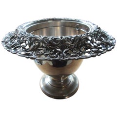 Antique Reed and  Barton Sterling Handwork Wine Cooler/Centerpiece