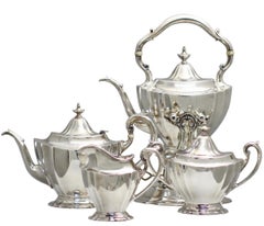 Reed And Barton Sterling Silver Four-Piece Tea And Coffee Service with a Tiffany