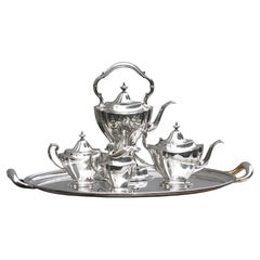 Reed And Barton Sterling Silver Four-Piece Tea And Coffee Service with a Tiffany