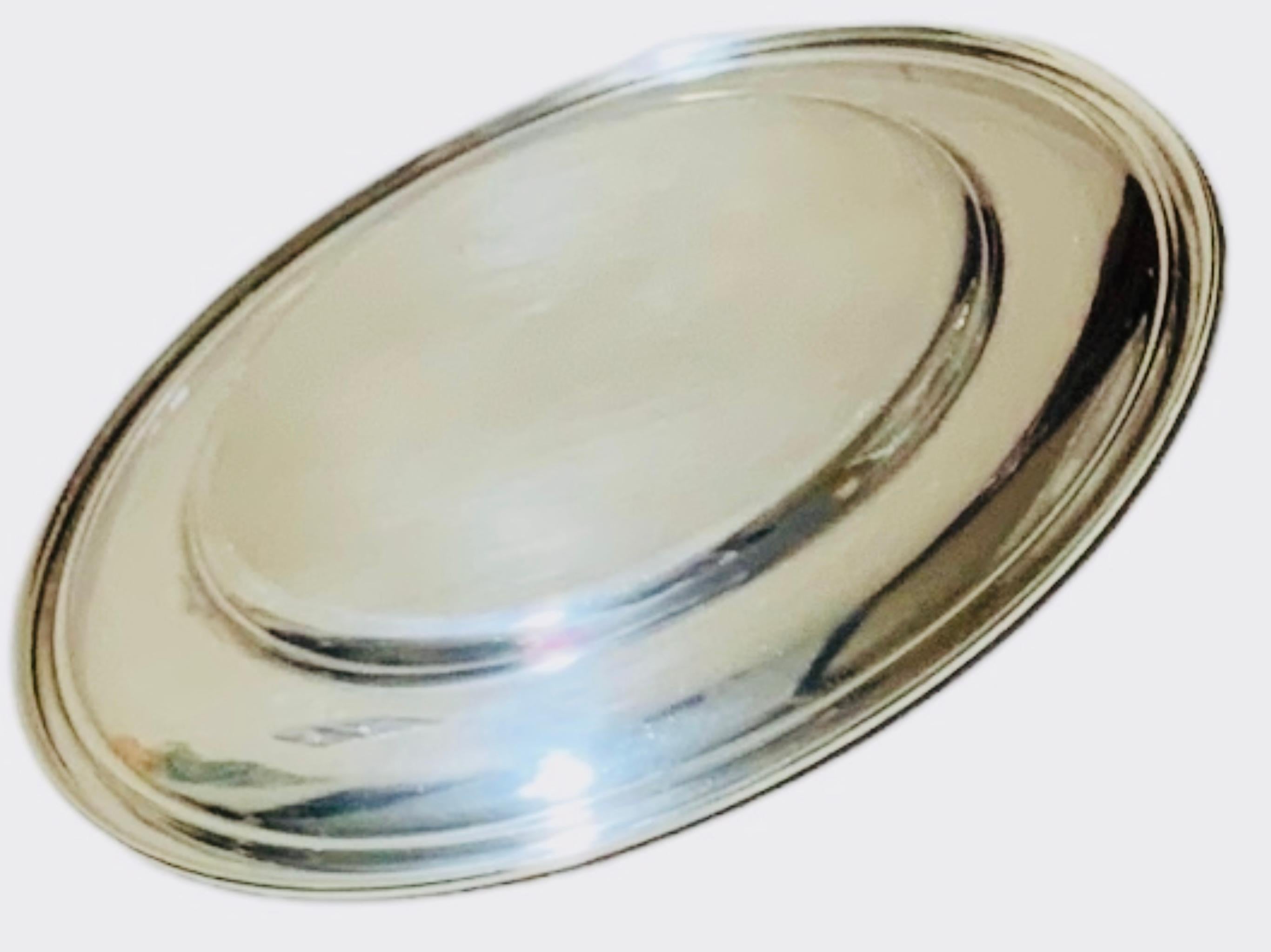 20th Century Reed And Barton Sterling Silver Small Plate For Sale