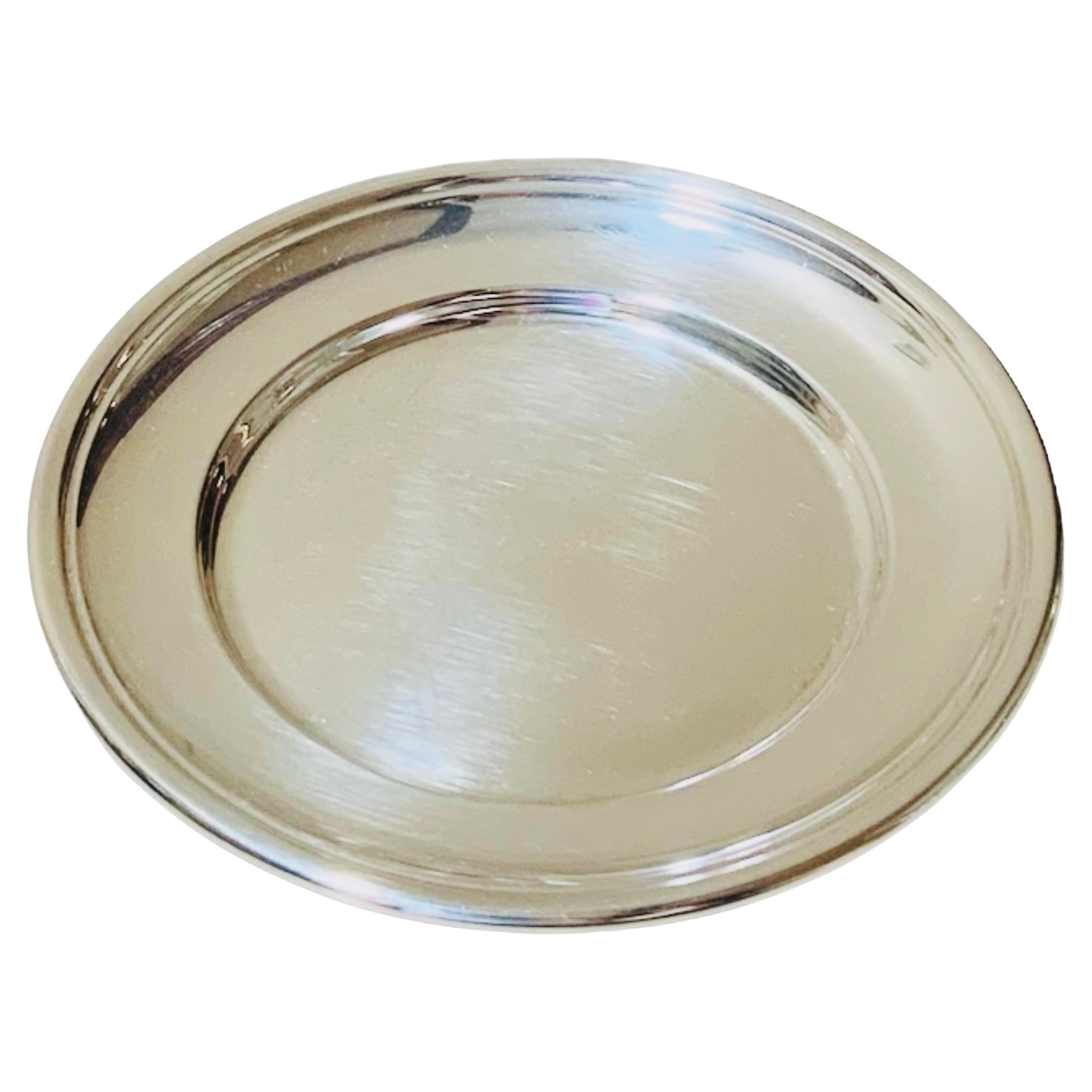 Reed And Barton Sterling Silver Small Plate For Sale