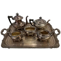 Vintage Reed and Barton, "Sulgrave Manor", 20th Century Tea Set