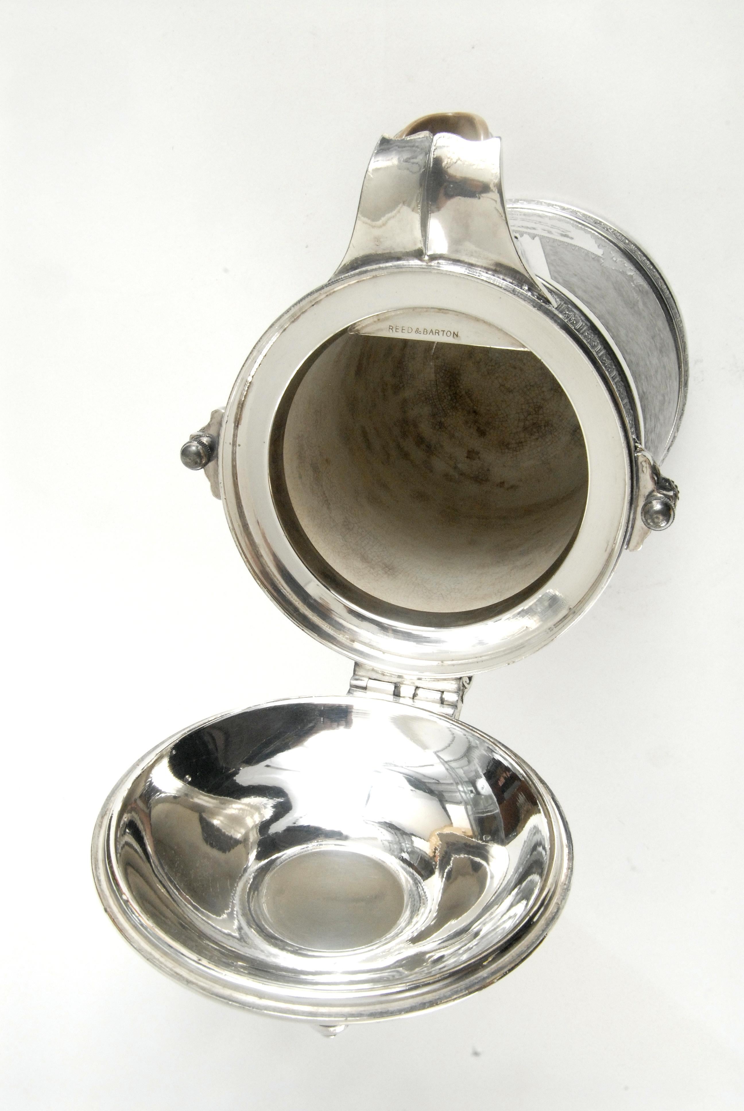 Reed and Barton Water Jug Silver Plate USA, circa 1880 1