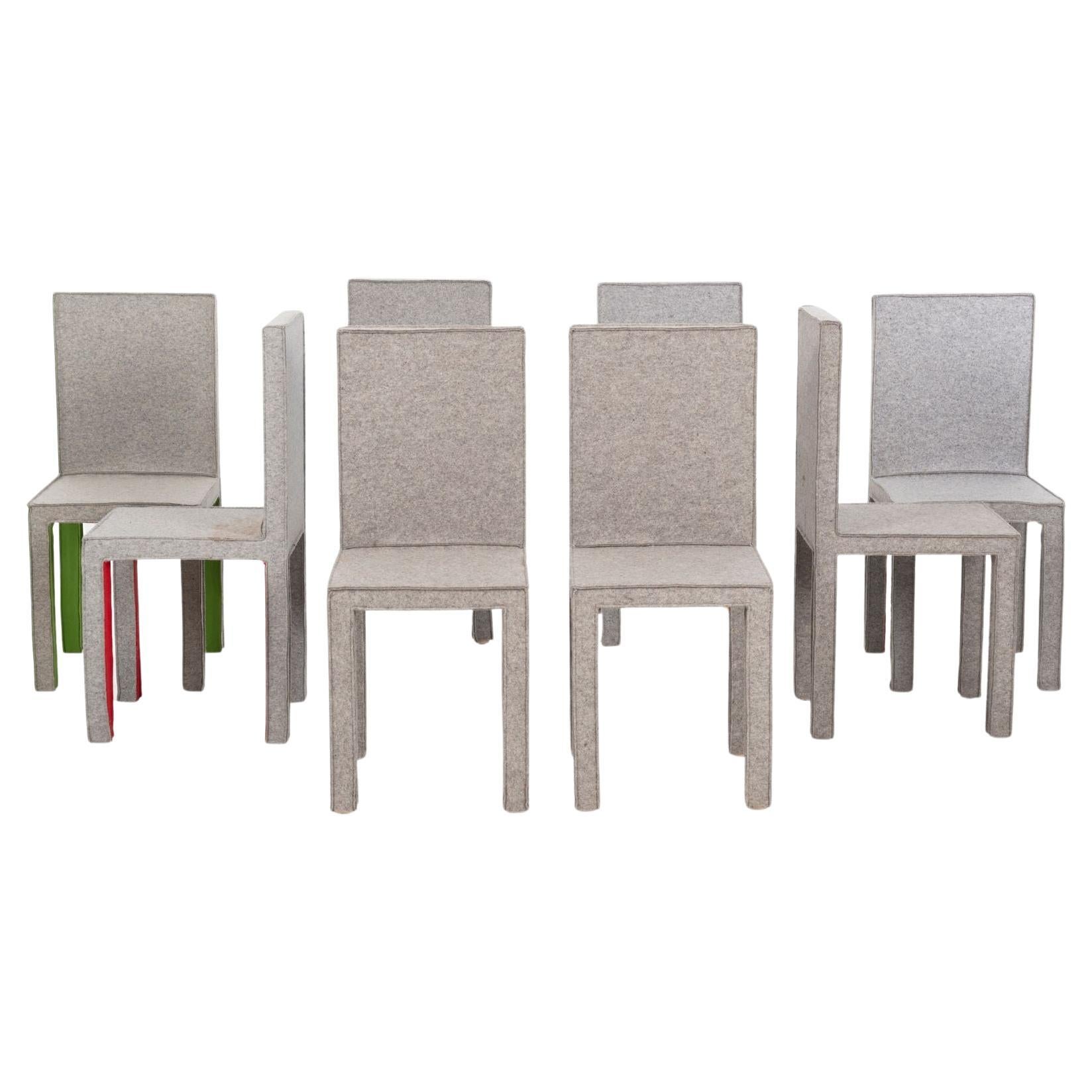 Reed and Delphine Krakoff Rkdk Dining Chairs, Set of Eight For Sale