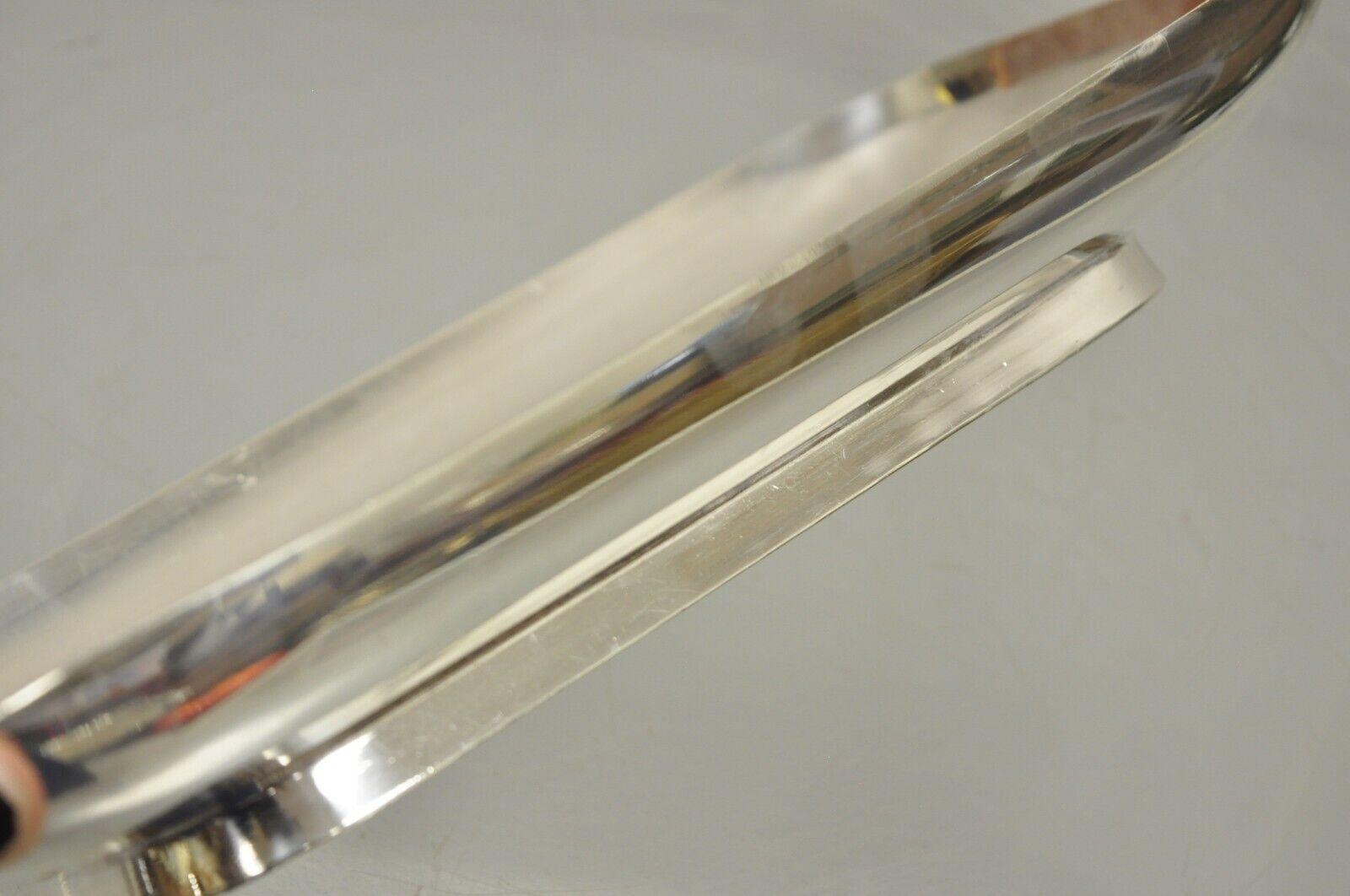Reed & Barton 1143 Embassy Silver Plate Serving Dish Tray Platter In Good Condition In Philadelphia, PA