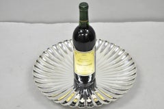 Reed & Barton 1853 Modern Silver Plated Scalloped 14" Round Dish Serving Platter