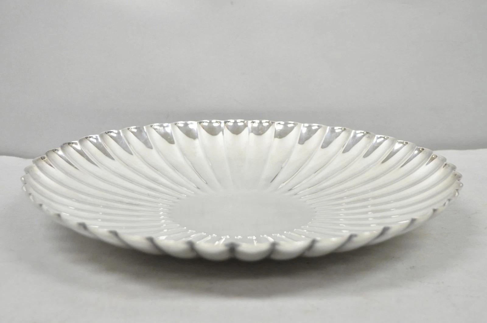 Reed & Barton 1853 Modern Silver Plated Scalloped 14 
