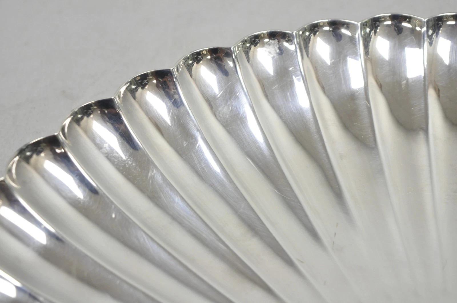 Reed & Barton 1853 Modern Silver Plated Scalloped 14 