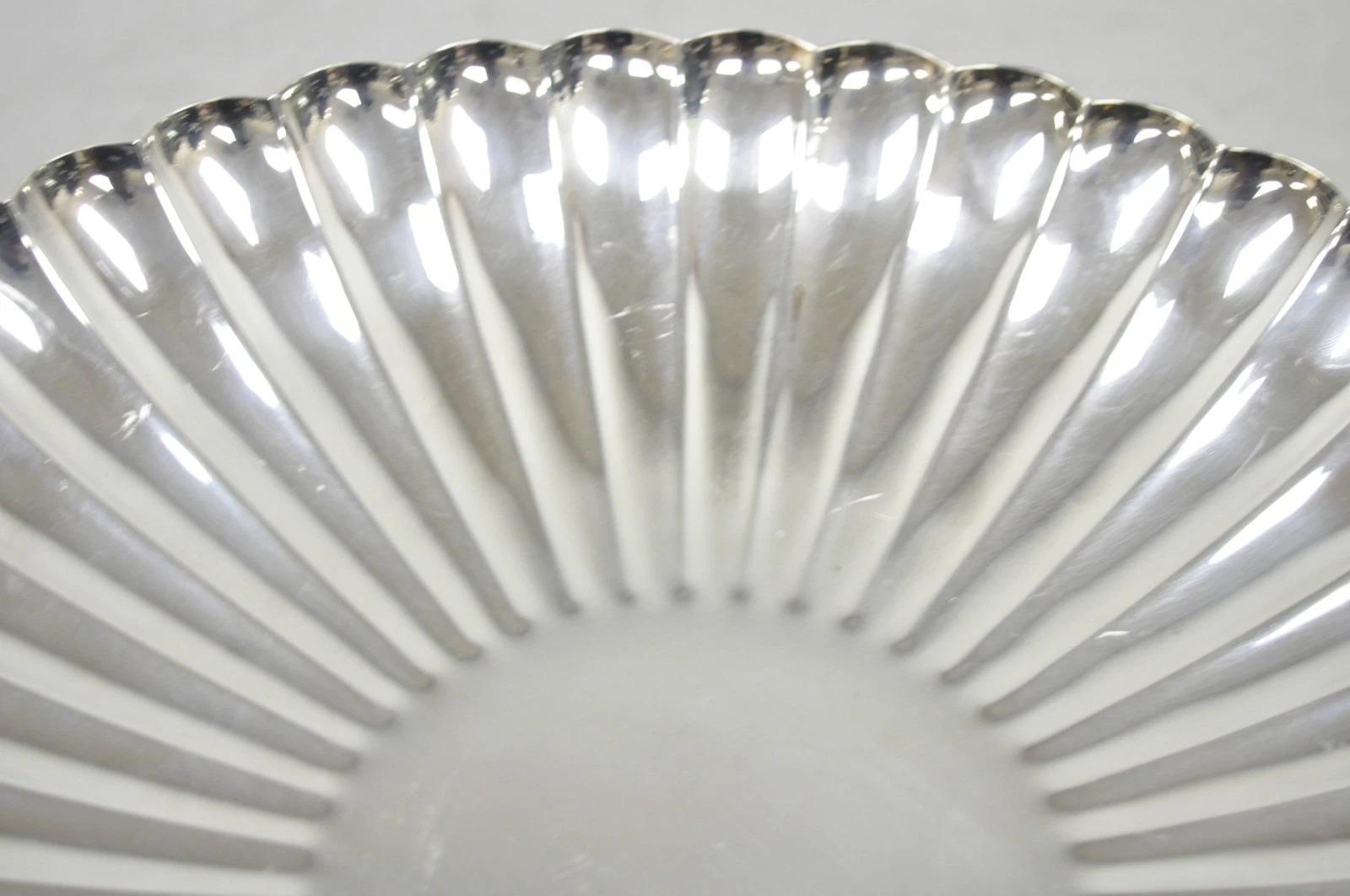 Reed & Barton 1853 Modern Silver Plated Scalloped 14 